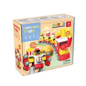 PUCHIKA 2合1 小火车变形玩具 汉堡款